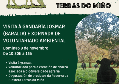 Visita e voluntariado gandaría Josmar