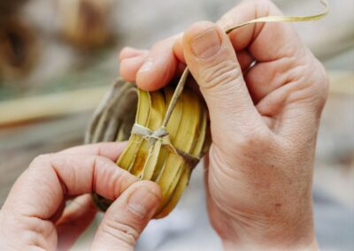 Curso de Cestería con cortiza de vimbio