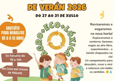 Insuascola de verán 2026, do 27 ao 31 de xullo