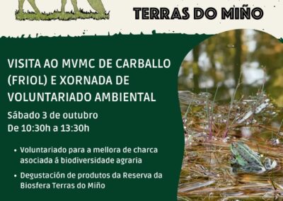 Voluntariado ambiental da Rede de Custodia Agraria – MVMC de Carballo
