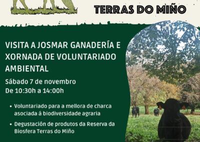 Voluntariado custodia agraria en Josmar Ganadería